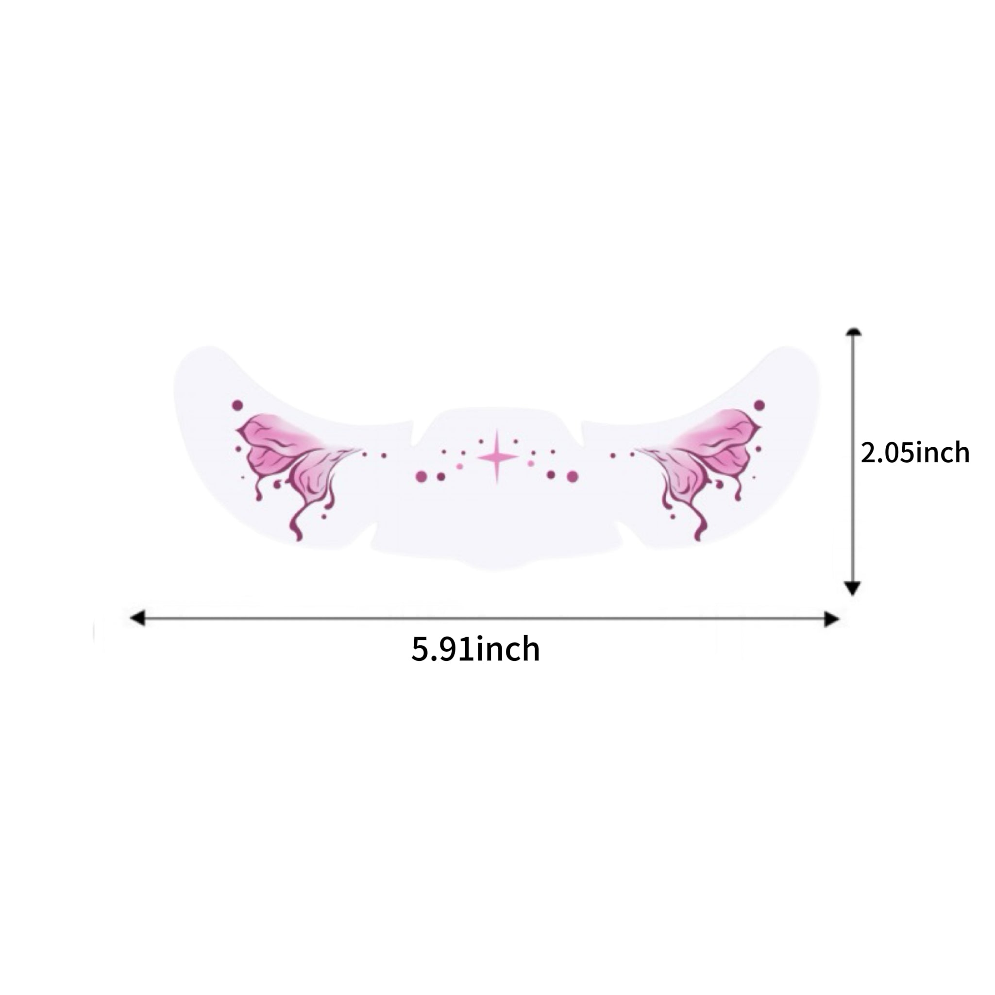 "Festival Fairy" Whimsical Face Freckle Tattoo Set (5 sheets)