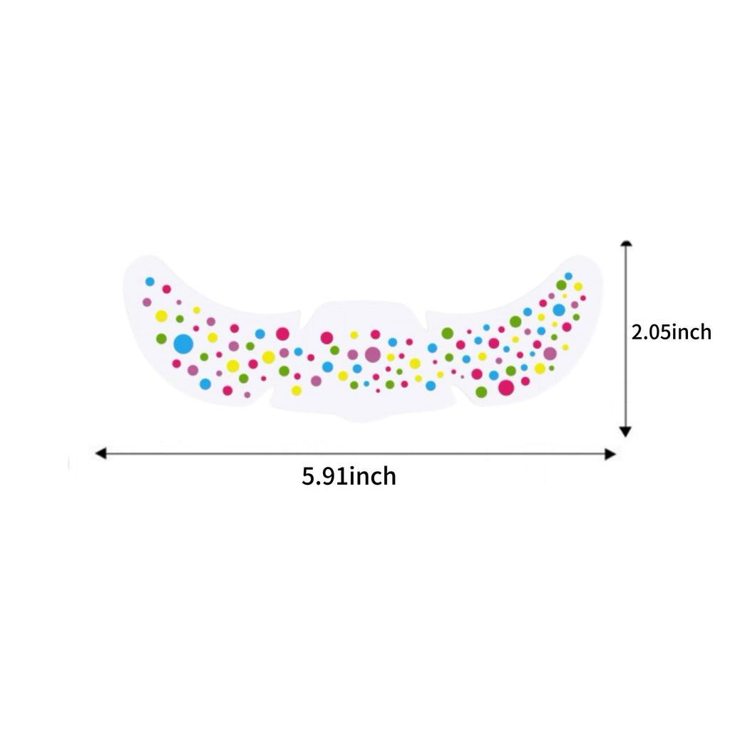 "Stardust & Confetti" Party Face Decal Set (4 Sheets)