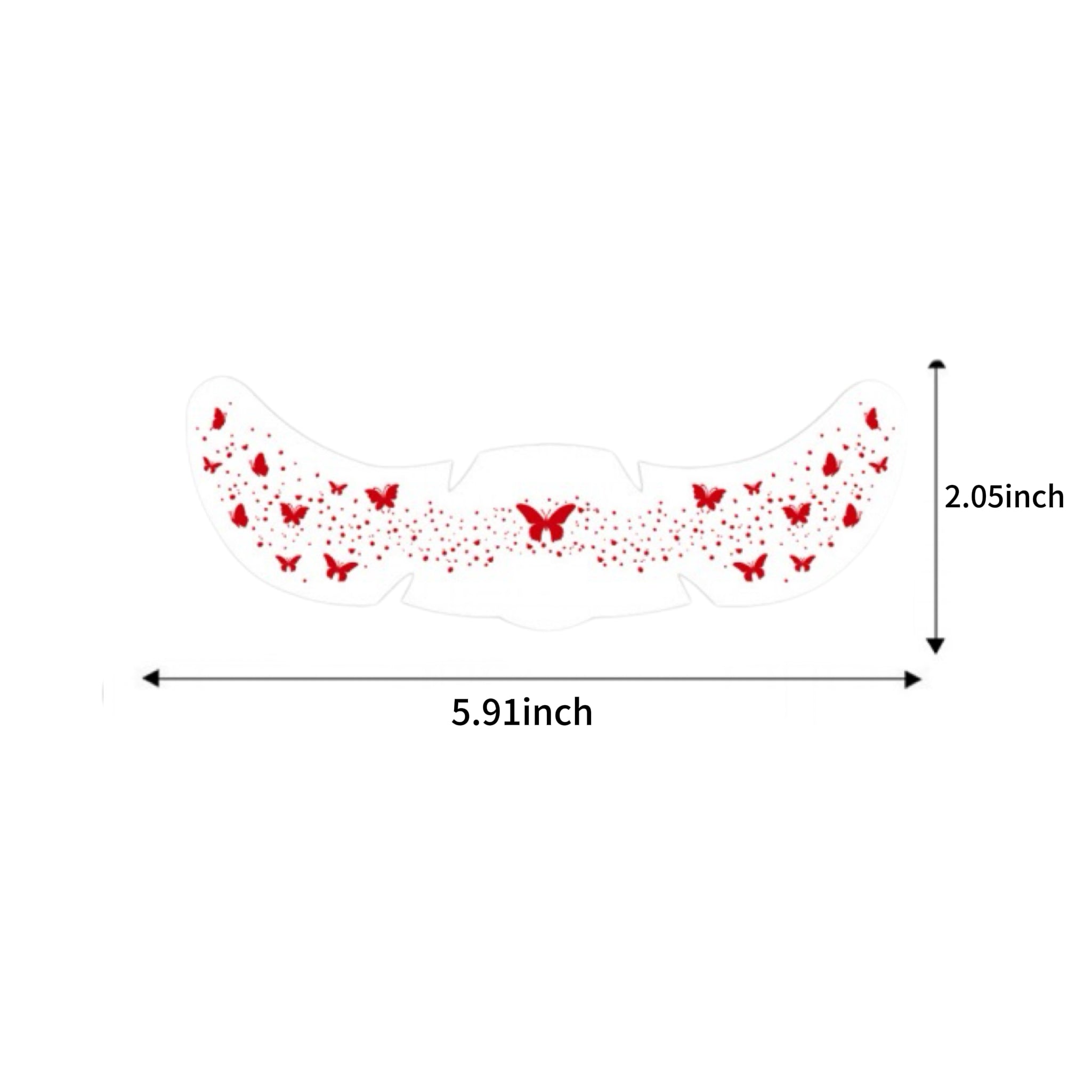 "Festival Fairy" Whimsical Face Freckle Tattoo Set (5 sheets)