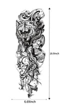 Full Arm Temporary Tattoo Sleeve Designs