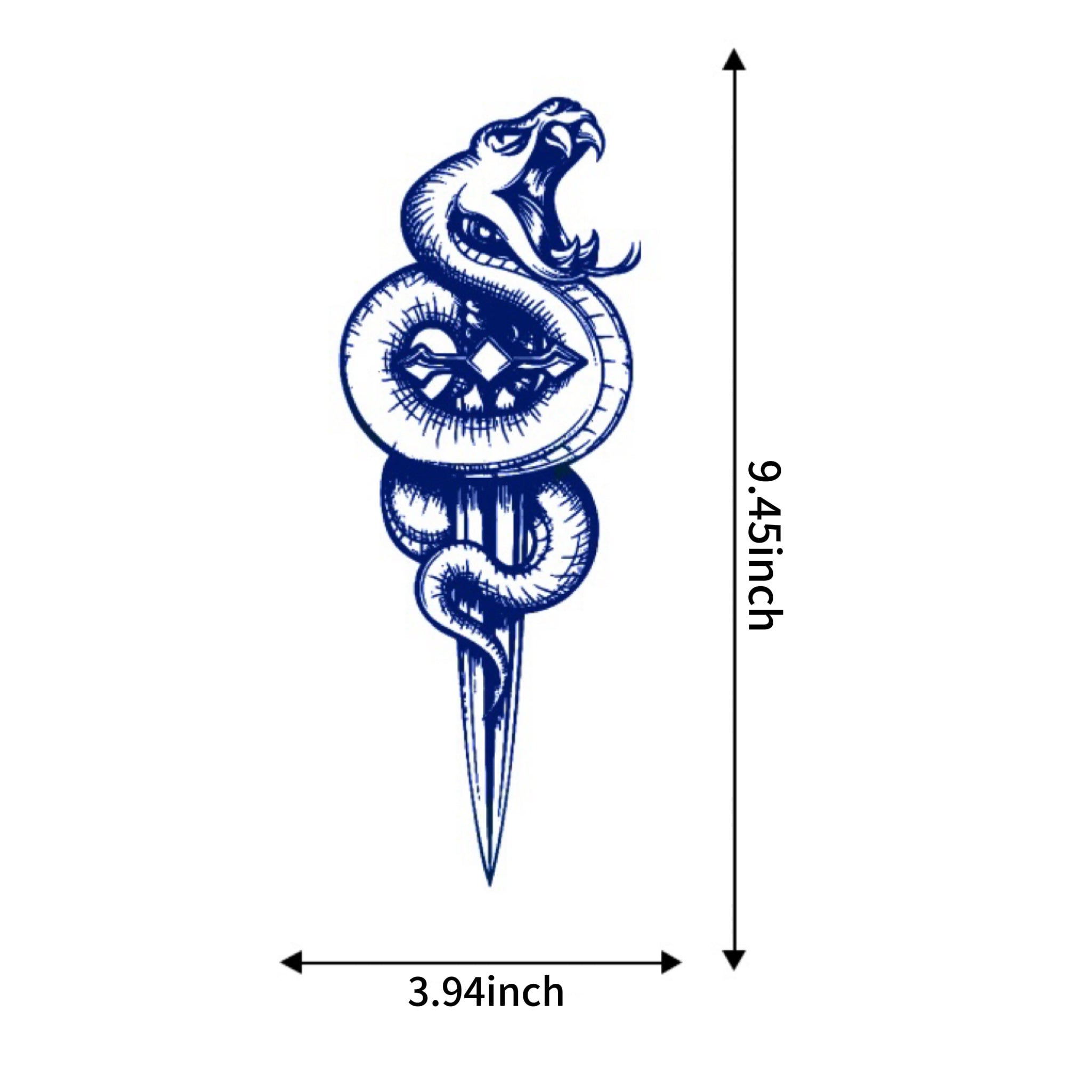 Semi-Permanent, Long Lasting Hyper-Realistic Half Arm Sleeve Herbal Temporary Tattoo
