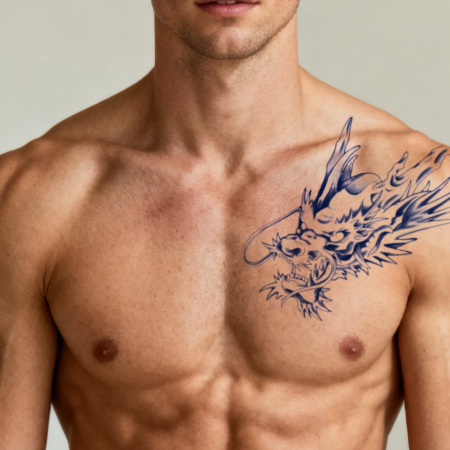 Semi Permanent, Long Lasting Dragon's Essence Tattoo Set (2 Pieces)