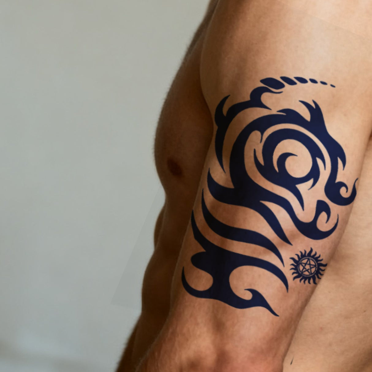 Semi Permanent, Long Lasting Gothic & Alternative Tattoo Set (3 Pieces)