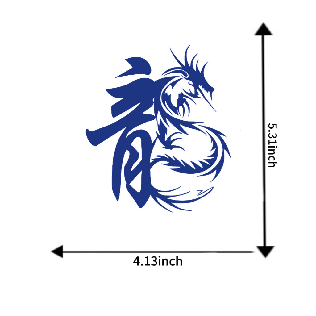Semi Permanent, Long Lasting Dragon's Essence Tattoo Set (2 Pieces)
